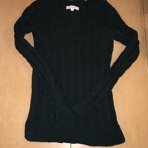 Loft evergreen XS long sleeve sweater